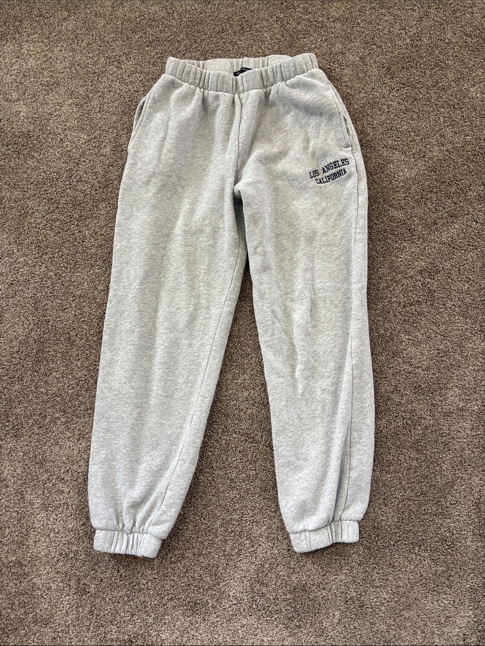 Brandy Melville Grey 'Los Angeles California' Women’s Joggers